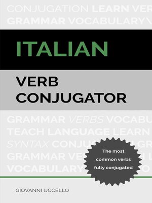 cover image of Italian Verb Conjugator